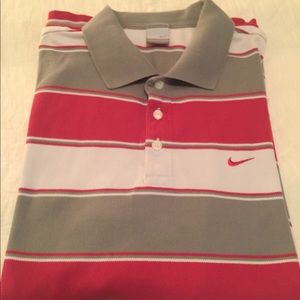 Boys striped Nike Button Down Pullover